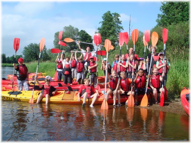 Wycieczka szkolna - Sportowa Osada czerwiec 2012